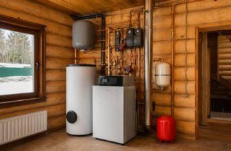 Отопление деревянного коттеджа в Звенигороде