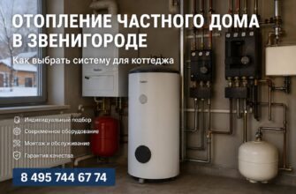 Отопление частного дома в Звенигороде: как выбрать систему