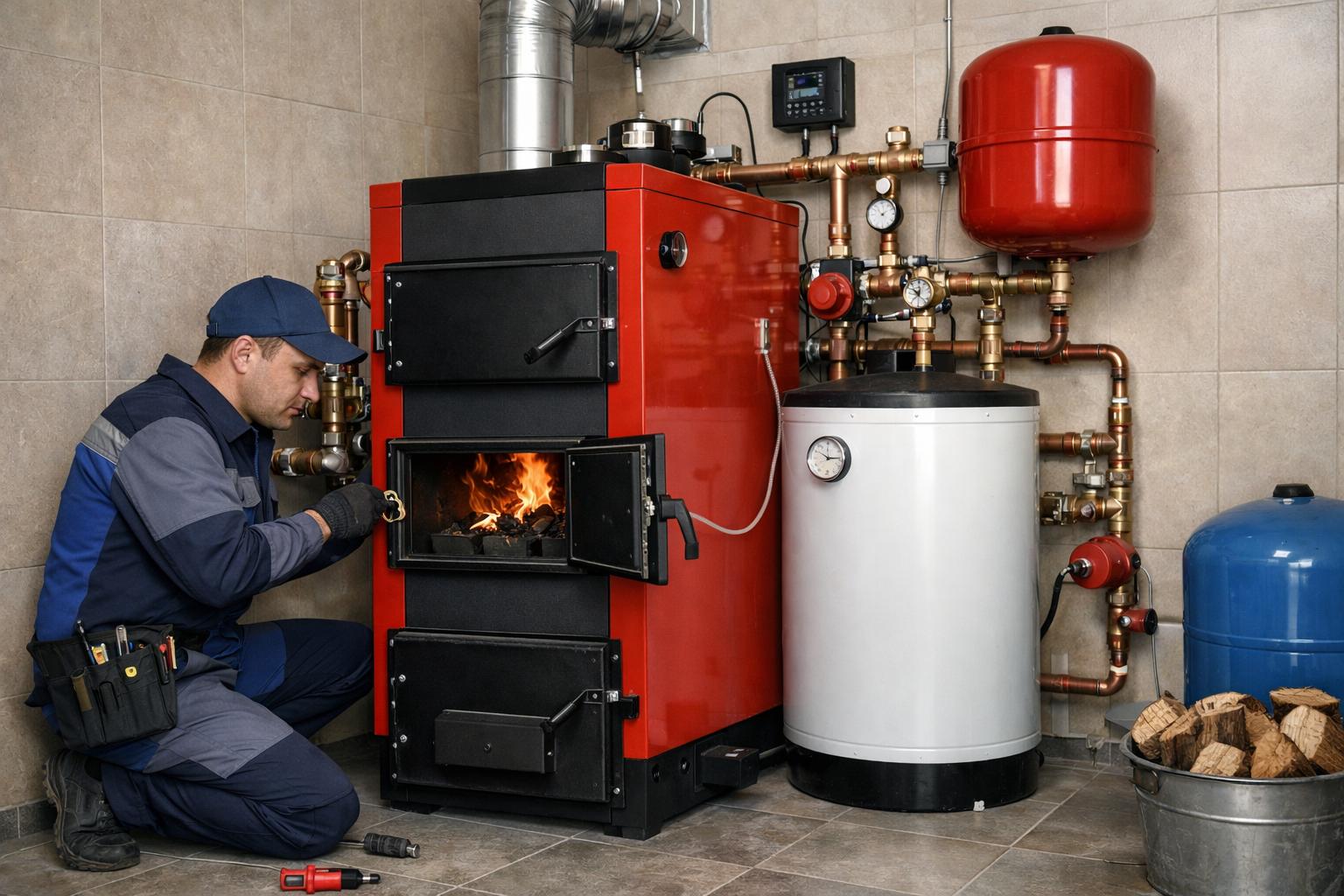 Профессиональный монтаж твердотопливного котла в Звенигороде — быстро, качественно, с гарантией