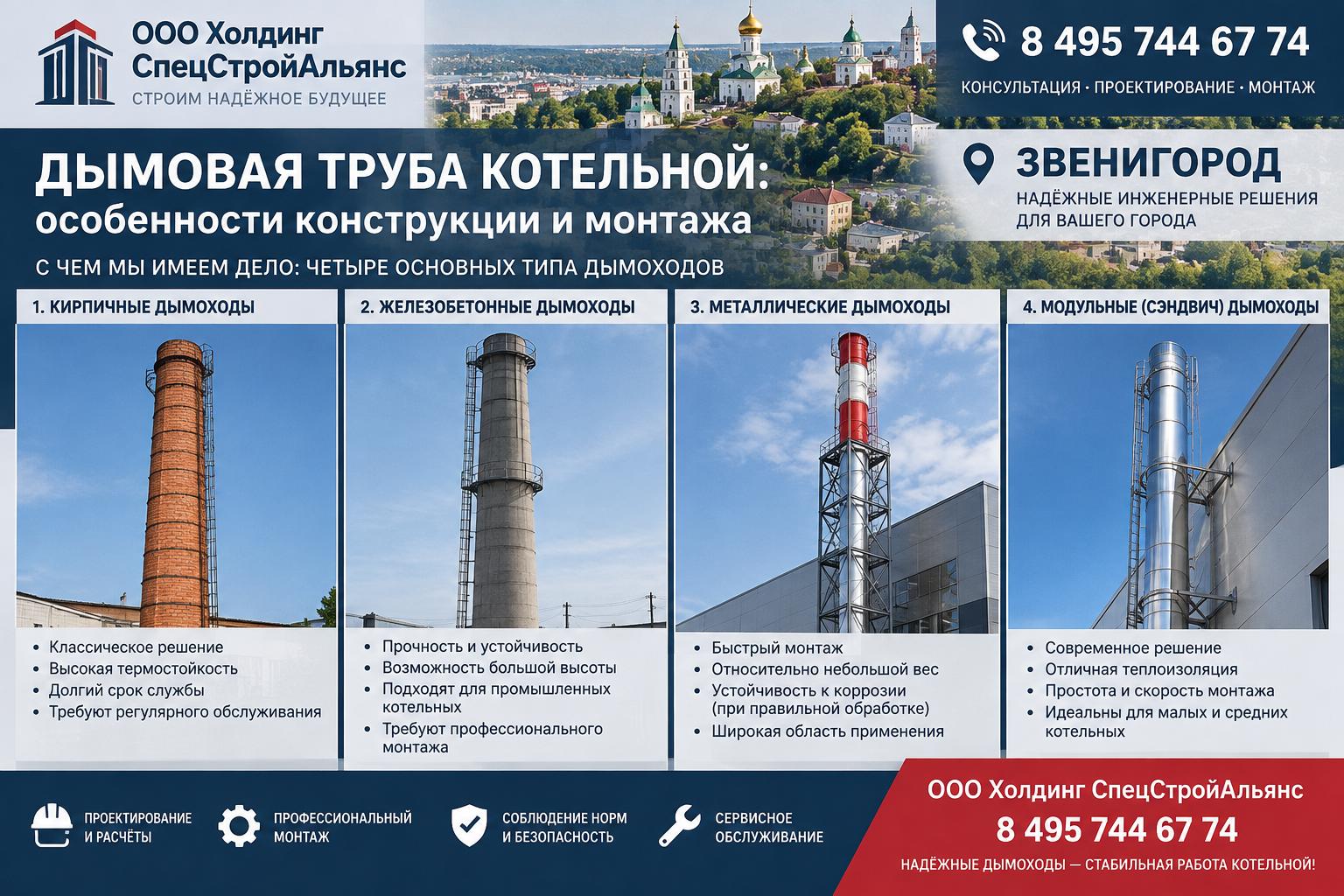 С чем мы имеем дело: четыре основых типа дымоходов