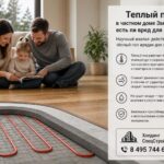 Теплый пол в частном доме Звенигород