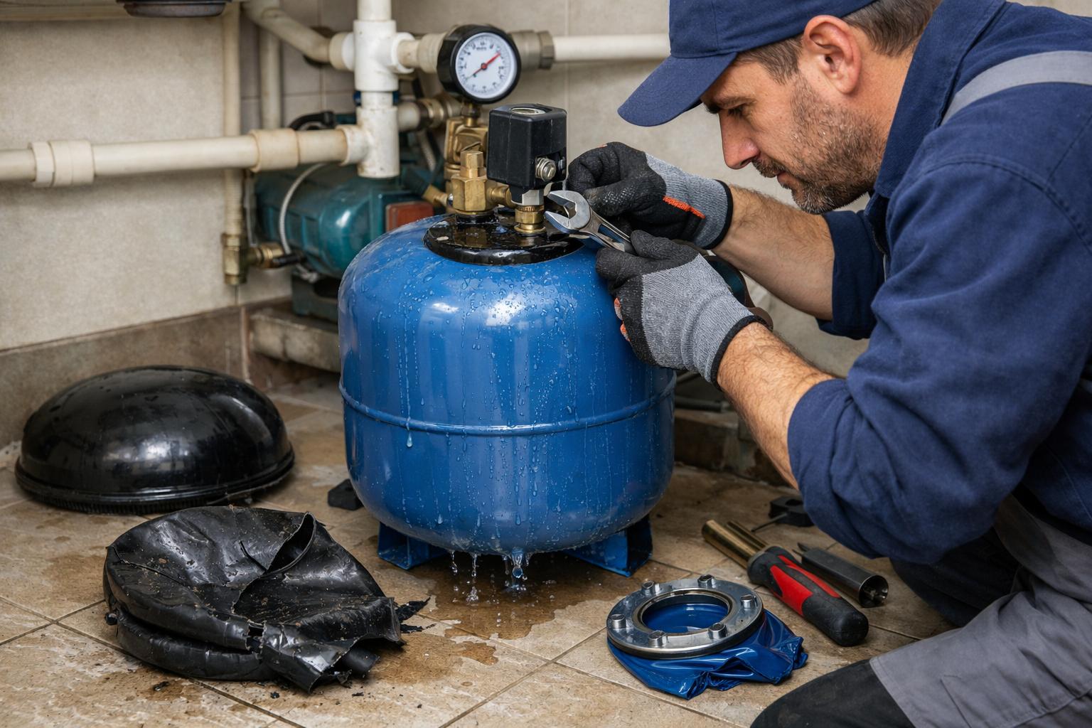 Когда необходим ремонт гидроаккумулятора водоснабжения