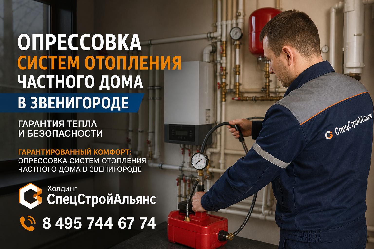 Гарантированный комфорт: опрессовка систем отопления частного дома в Звенигороде Гарантированный комфорт: опрессовка систем отопления частного дома в Звенигороде