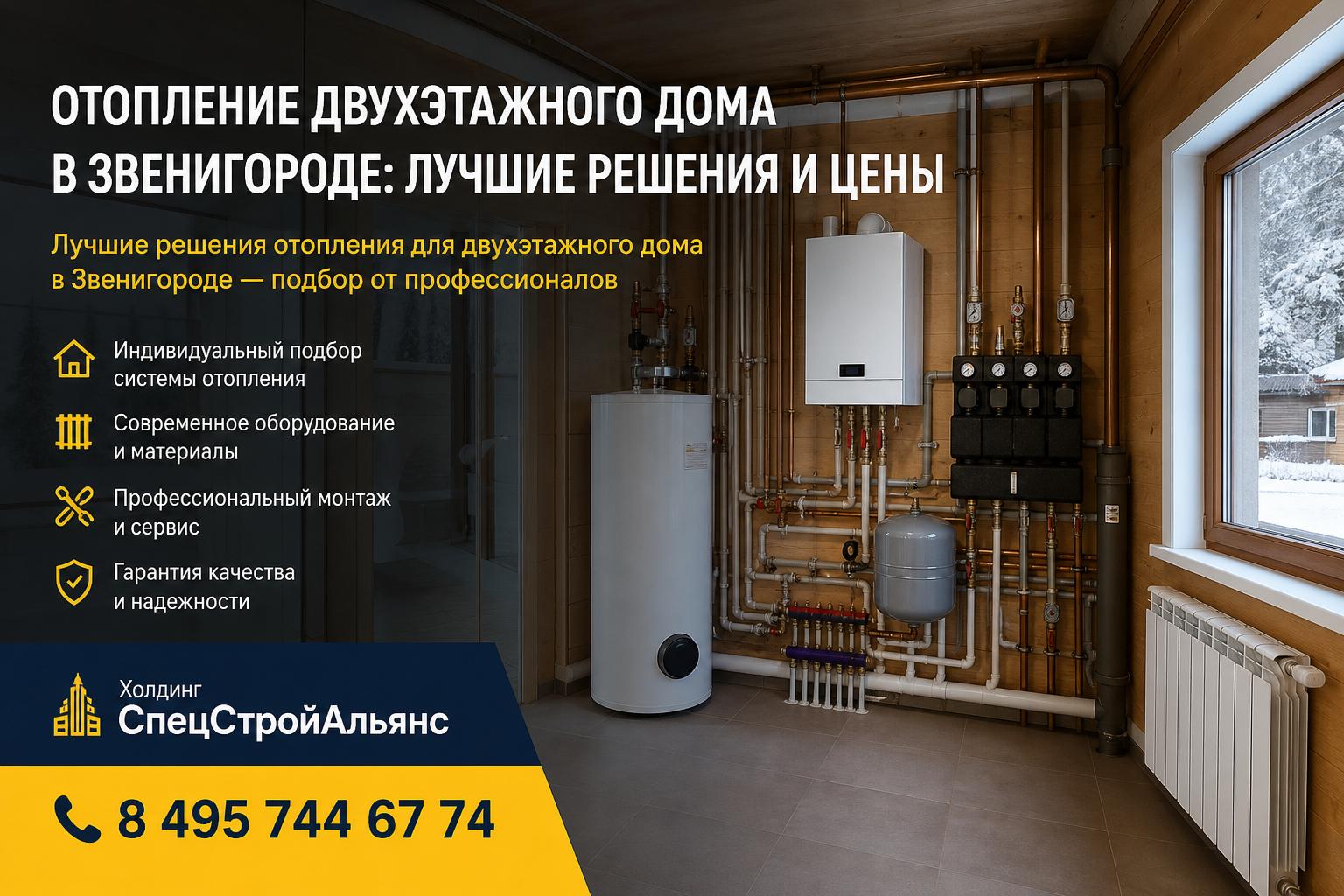 Лучшие решения отопления для двухэтажного дома в Звенигороде — подбор от профессионалов Лучшие решения отопления для двухэтажного дома в Звенигороде — подбор от профессионалов