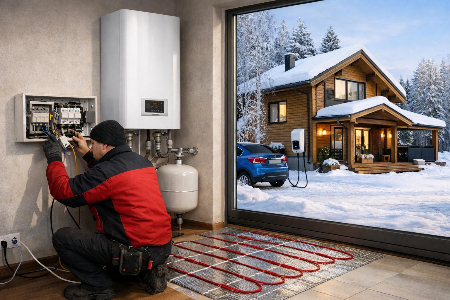 Электрическое отопление в Звенигороде: быстрый запуск и минимальные сроки монтажа