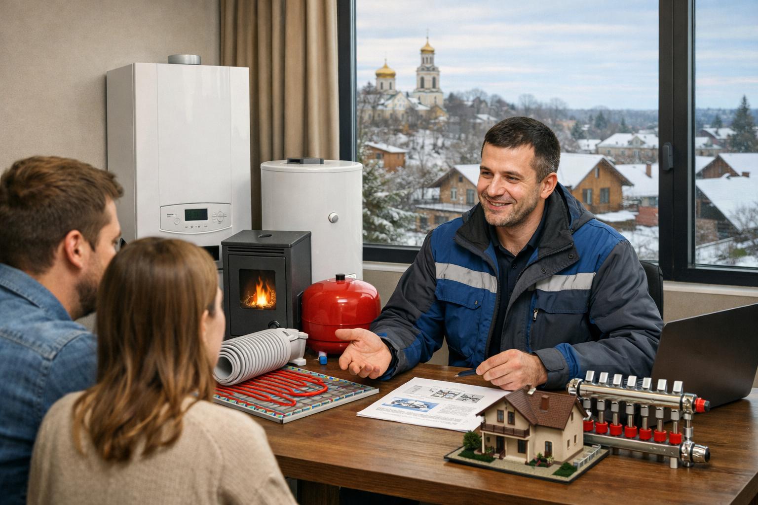 Как подобрать систему отопления для дома 100 м² в Звенигороде — бесплатная консультация от Инженерные коммуникации Как подобрать систему отопления для дома 100 м² в Звенигороде — бесплатная консультация от Инженерные коммуникации