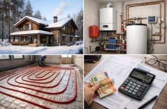 Отопление дома 170 кв. м в Звенигороде