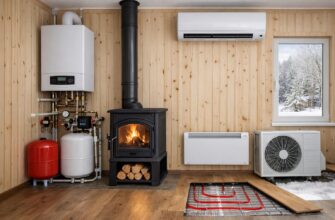 Отопление дома 25 м² в Звенигороде