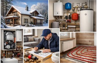 Отопление дома 300 м² в Звенигороде