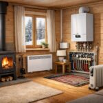 Отопление дома 30 м² в Звенигороде