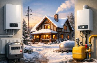 Отопление дома 350 кв. м в Звенигороде