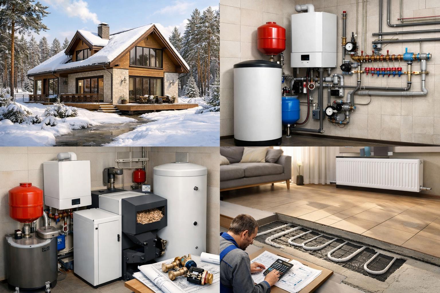 Комплексный подбор отопления для дома 150 м² в Звенигороде — бесплатный расчет от Инженерные коммуникации 8 495 744 67 74