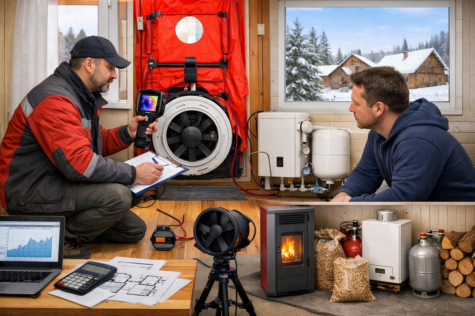 Быстрый расчёт теплопотерь для дома 45 м² в Звенигороде — точность с первого визита Быстрый расчёт теплопотерь для дома 45 м² в Звенигороде — точность с первого визита