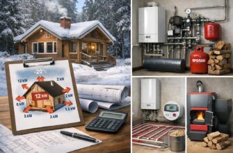 Отопление дома 80 м² в Звенигороде