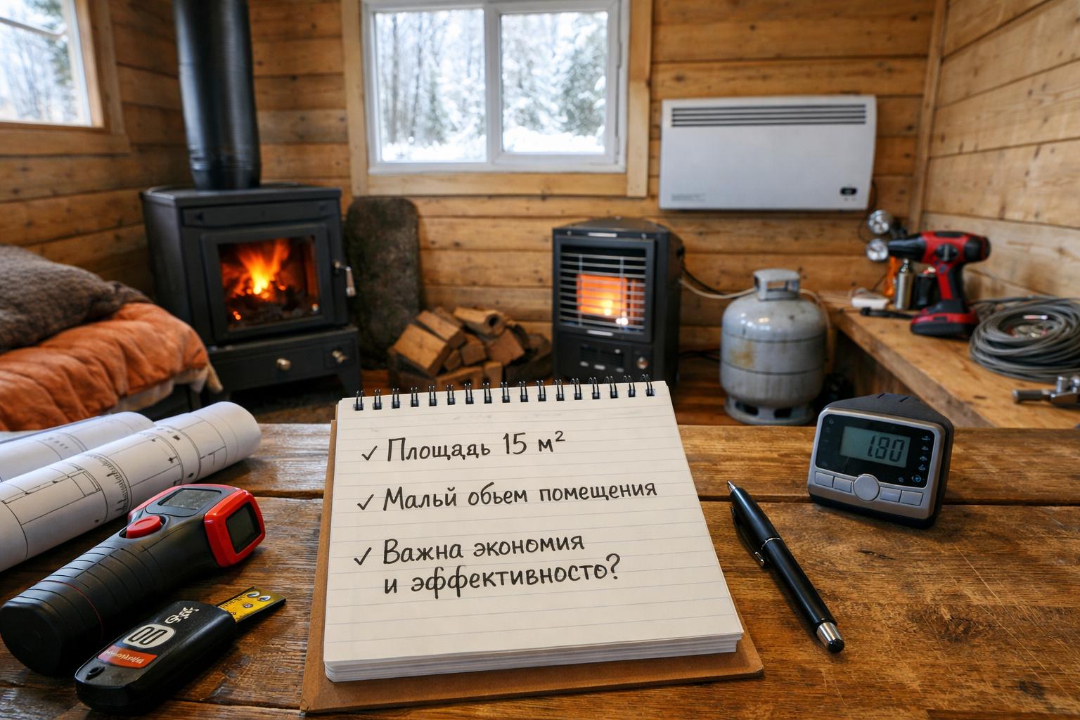 Оценка задачи: почему отопление дома 15 кв. м требует точного подхода Оценка задачи: почему отопление дома 15 кв. м требует точного подхода