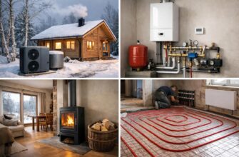 Отопление дома 150 м² в Звенигороде