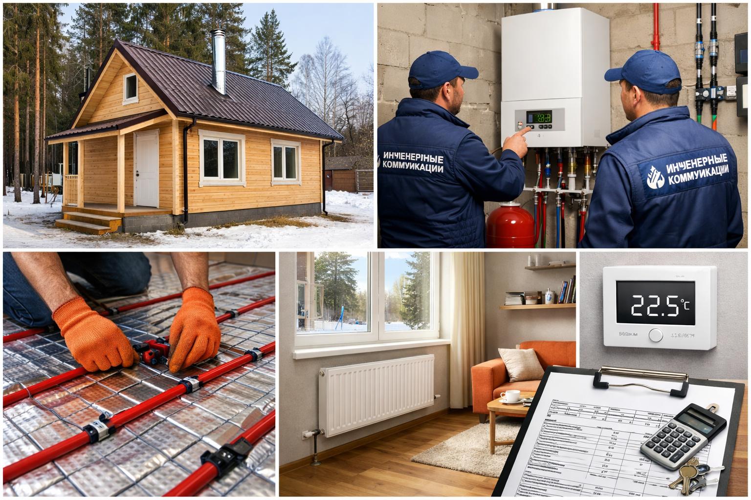 Почему выбрать «Инженерные коммуникации» для отопления дома 60 м² в Звенигороде Почему выбрать «Инженерные коммуникации» для отопления дома 60 м² в Звенигороде