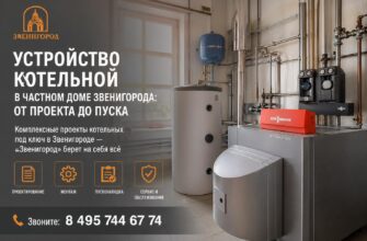Монтаж автономной котельной в частном доме Звенигорода