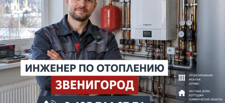 Инженер по отоплению в Звенигороде: быстрый выезд, честная диагностика и ремонт без переплат