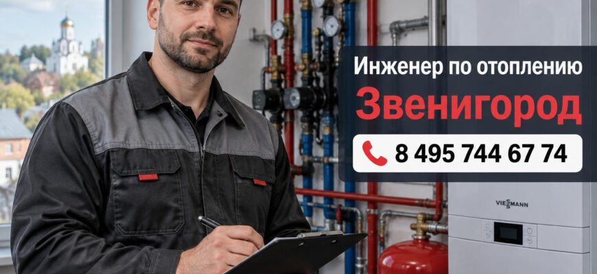 Инженер по отоплению Звенигород: когда батареи холодные, а котёл работает, и как вернуть тепло за один выезд