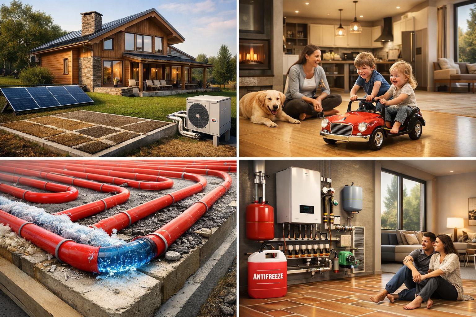 Почему стоит проститься с батареями: преимущества тёплых полов на антифризе