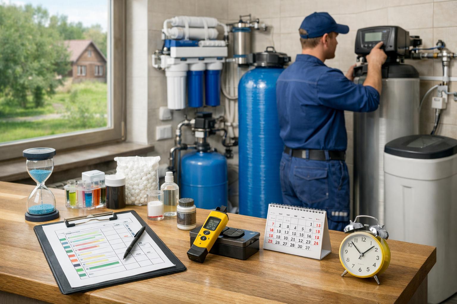 График обслуживания водоподготовки для частного дома — закажите удобный план и забудьте о проблемах