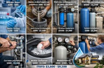 Сколько стоит водоподготовка частного дома