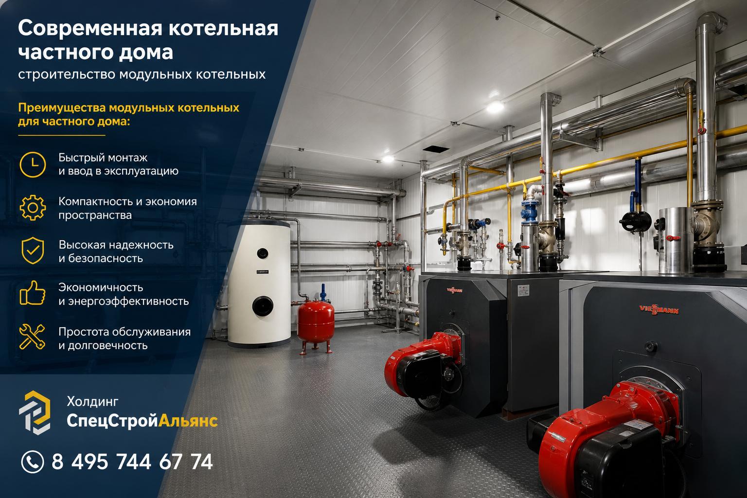 Преимущества модульных котельных для частного дома