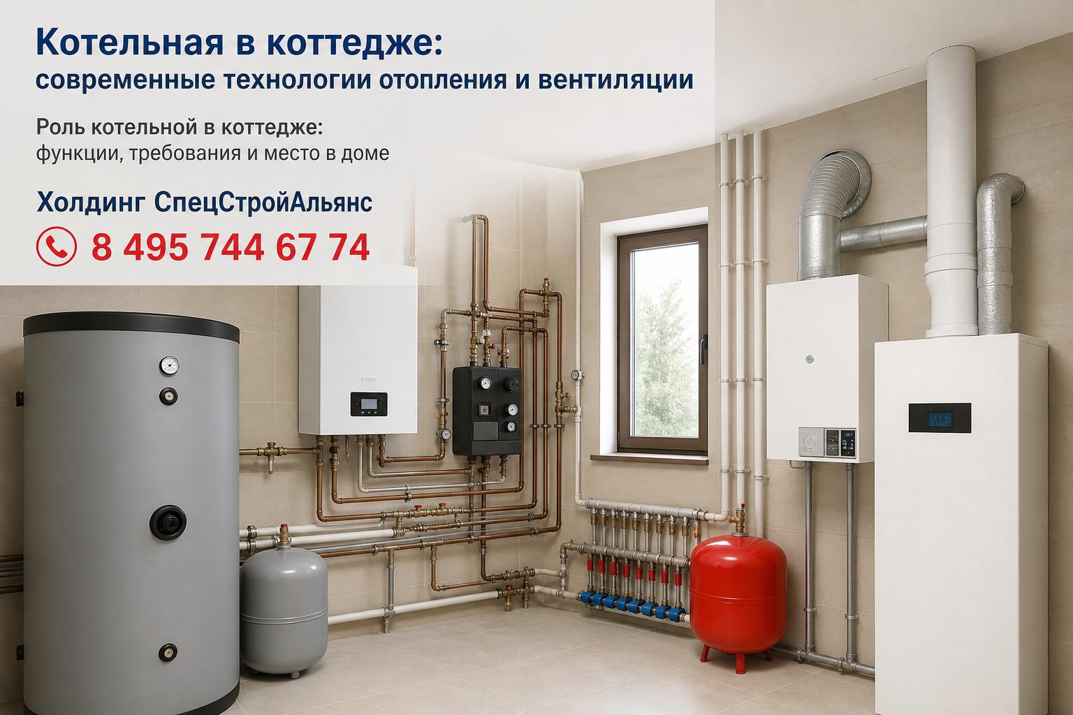 Роль котельной в коттедже: функции, требования и место в доме