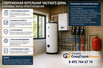 Современная котельная частного дома: ключевые этапы