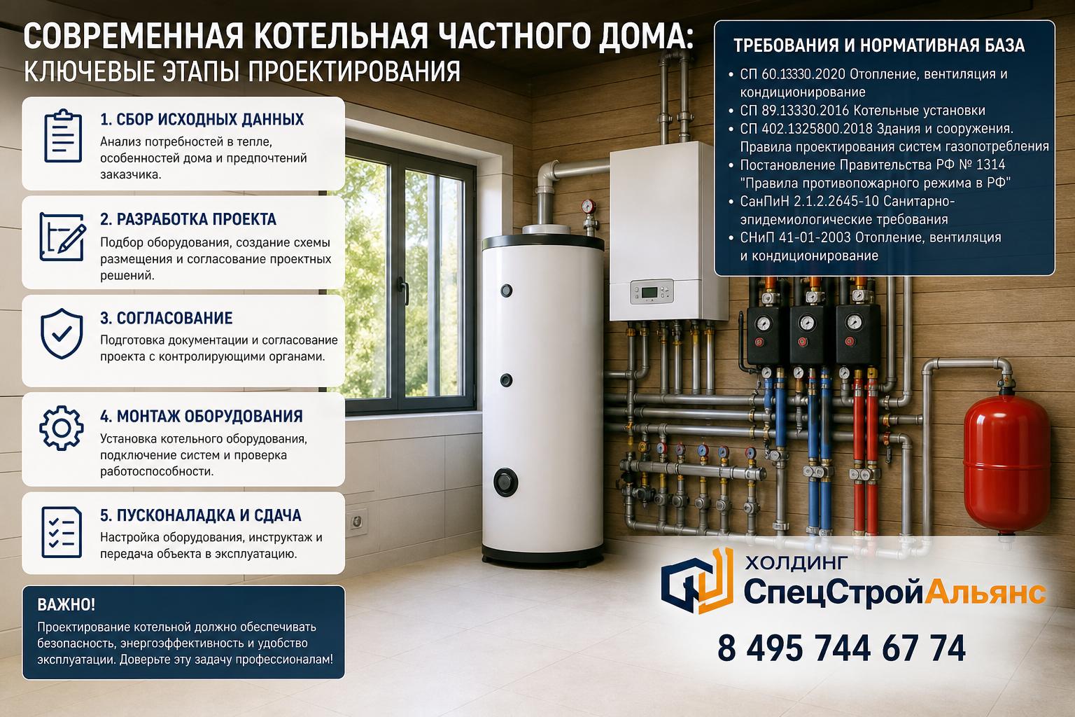 Требования и нормативная база для котельной частного дома