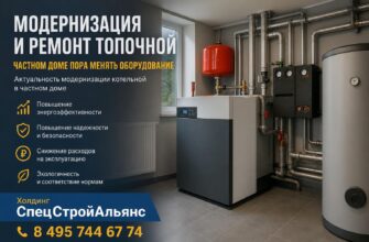 Модернизация и ремонт топочной
