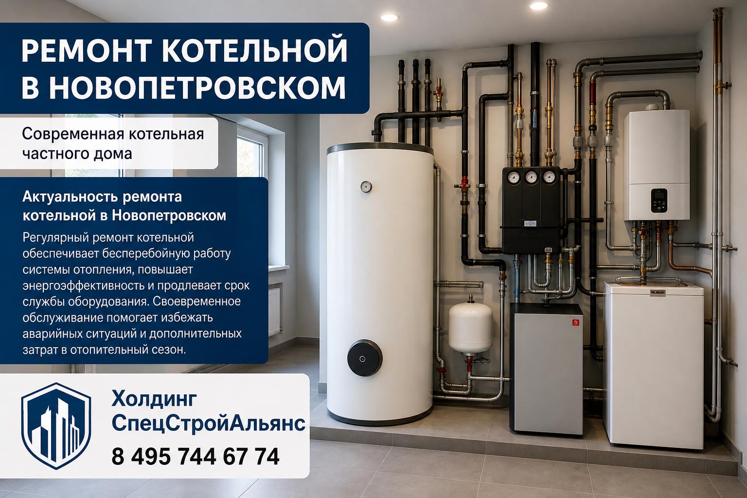 Актуальность ремонта котельной в Новопетровском