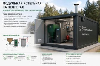 Модульная котельная на пеллетах — экономичное отопление