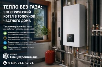 Тепло без газа: электрический котёл в топочной частного дома