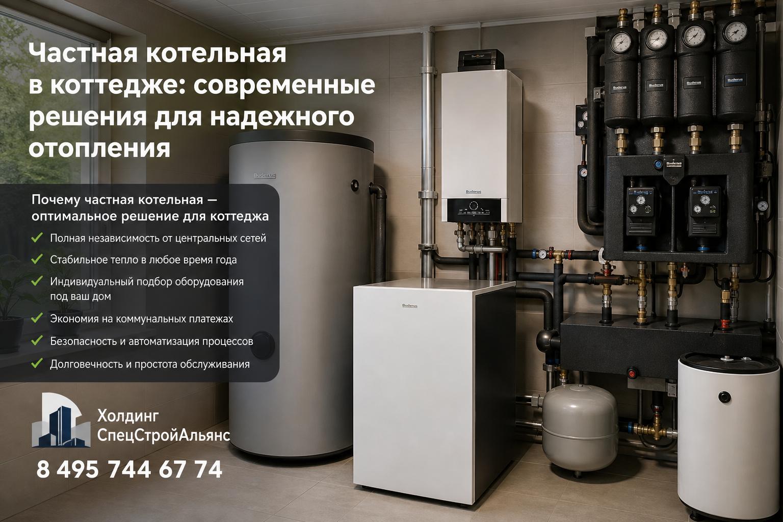 Почему частная котельная — оптимальное решение для коттеджа