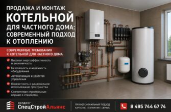 Продажа и монтаж котельной для частного дома