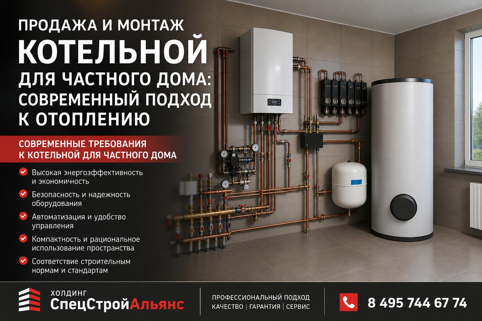 Современные требования к котельной для частного дома