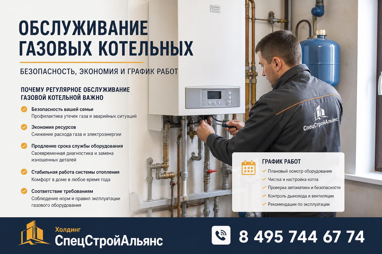 Почему регулярное обслуживание газовой котельной важно