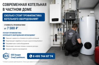 Современная котельная в частном доме: сколько стоит профилактика котельного оборудования?
