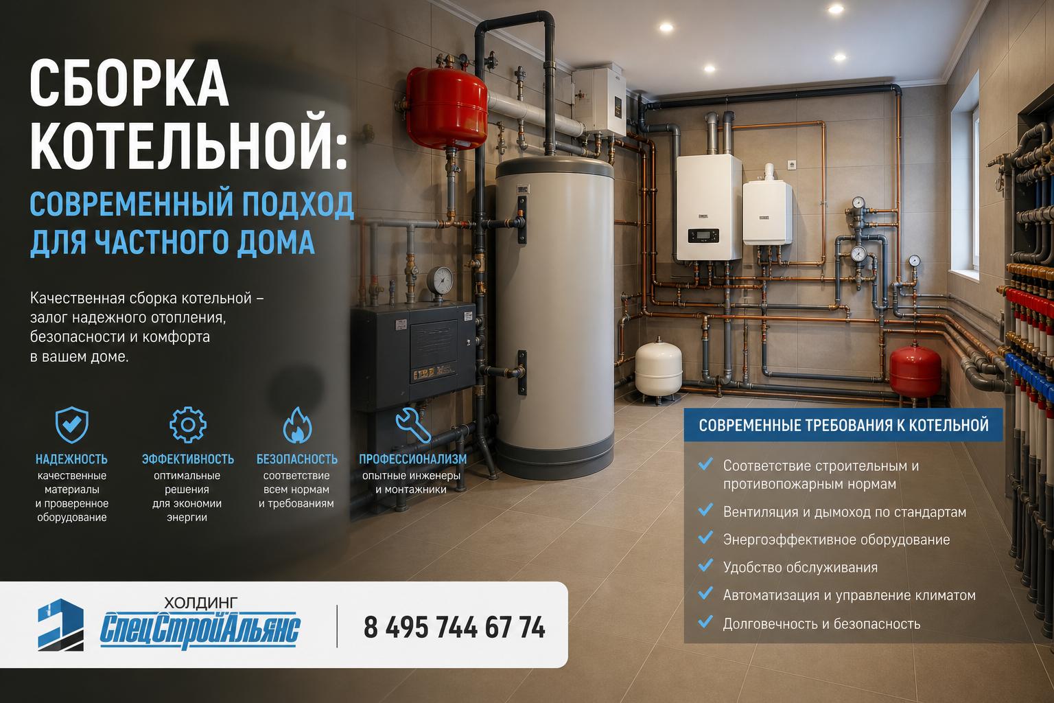 Современные требования к котельной частного дома Современные требования к котельной частного дома