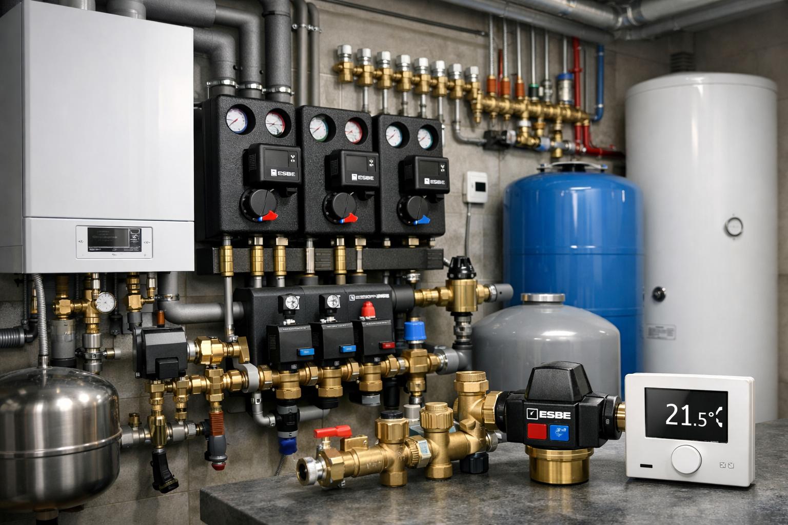 Почему выбирать ESBE для котельной частного дома
