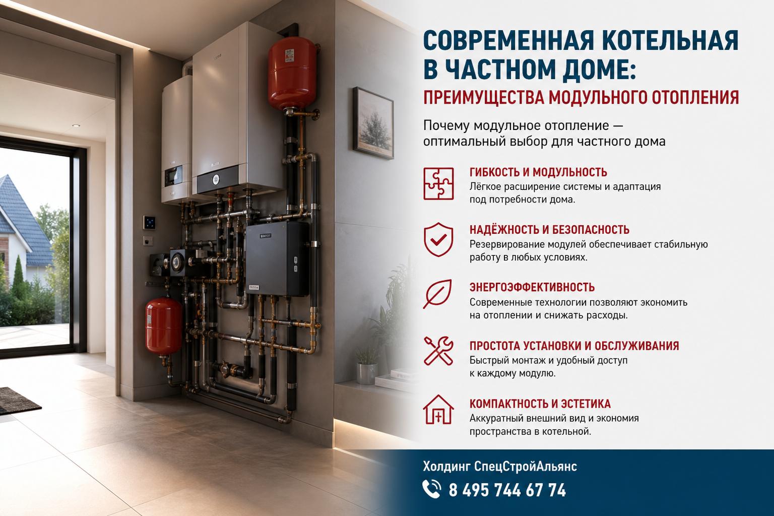 Почему модульное отопление — оптимальный выбор для частного дома