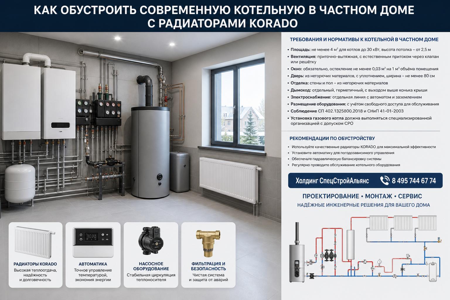 Требования и нормативы к котельной в частном доме