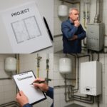 Этапы замены газового котла в современной котельной