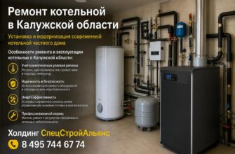 Ремонт котельной в Калужской области: установка и модернизация