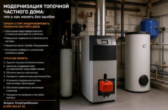 Модернизация топочной частного дома