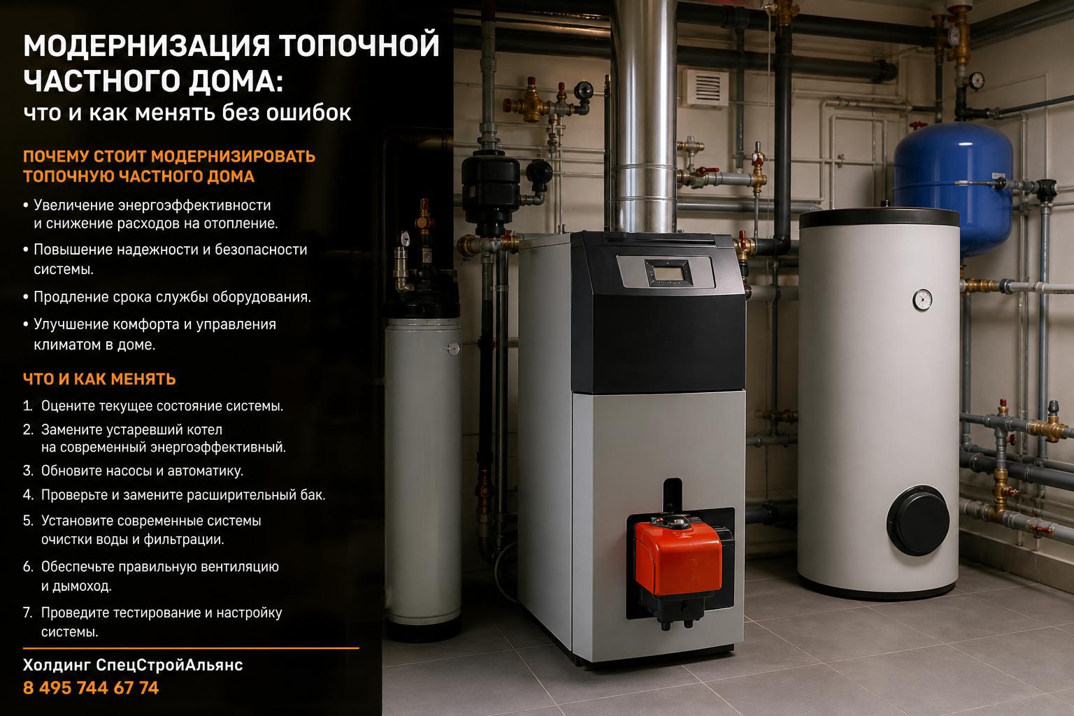 Почему стоит модернизировать топочную частного дома Почему стоит модернизировать топочную частного дома