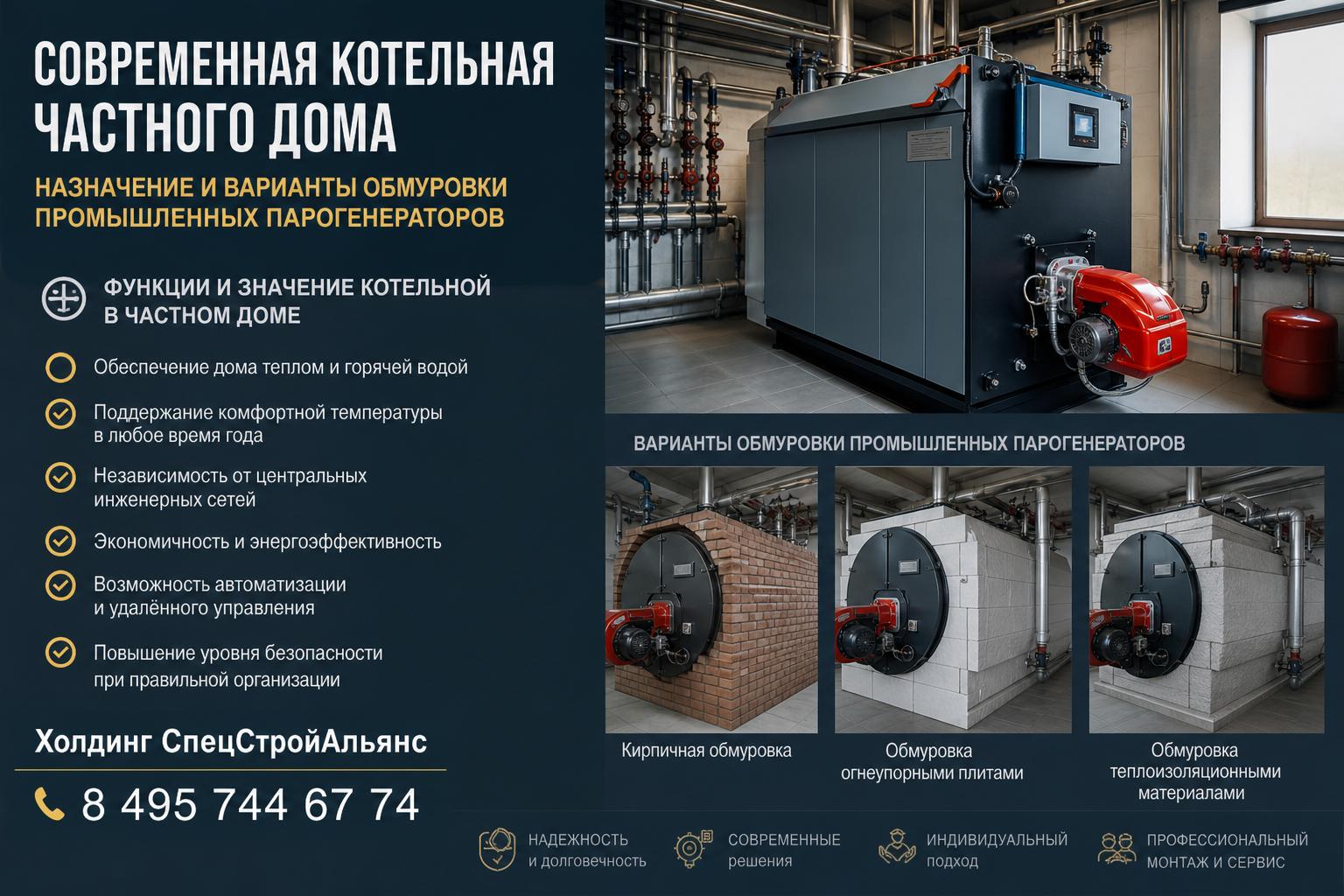 Функции и значение котельной в частном доме