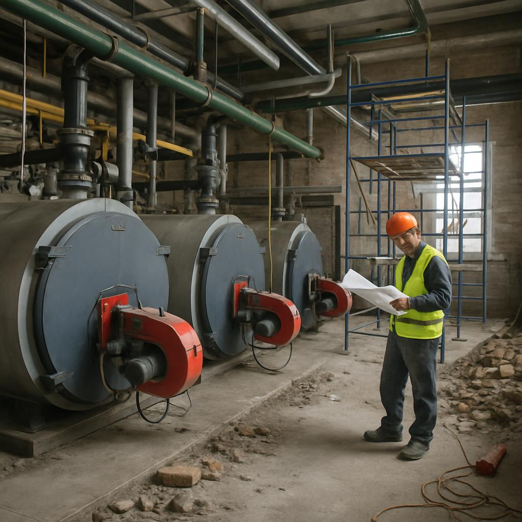 Особенности капитального ремонта котельной в Подмосковье